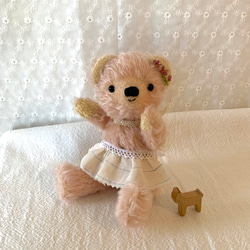 優しいクマさん♪19㎝テディベア ぬいぐるみ Mrs.Robin（ミセスロビン