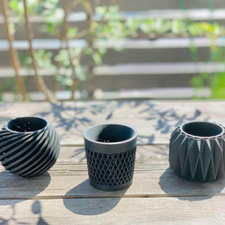 メッシュ植木鉢　ミニ　3個チョイス　サボテンなど 3枚目の画像