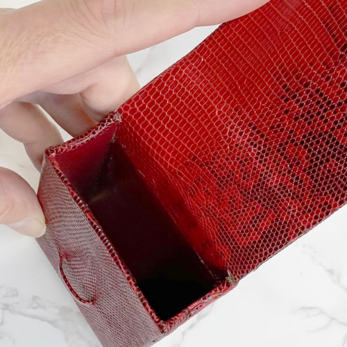 日本製 リザード マルチボックス マルチケース 名刺 カード シガレット