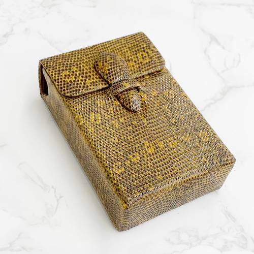 日本製 リザード マルチボックス マルチケース 名刺 カード シガレット