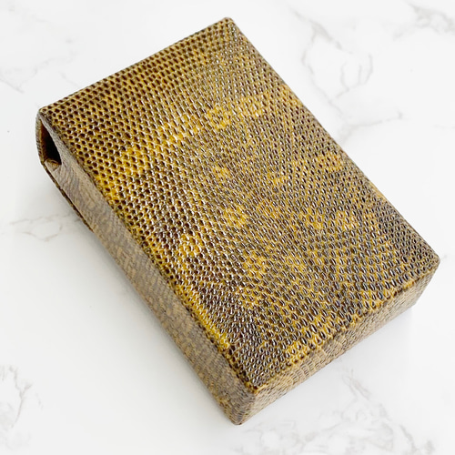 日本製 リザード マルチボックス マルチケース 名刺 カード シガレット