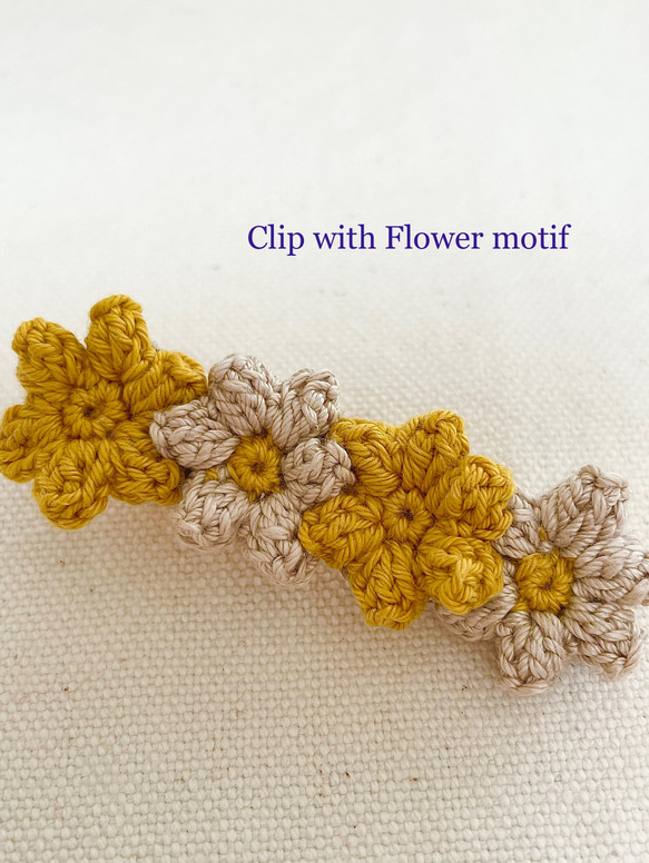 Clip with Flower motif 〜大人可愛い花の髪飾り〜 2枚目の画像