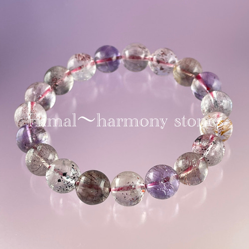 高品質 スーパーセブン セイクリッドセブン ブレスレット 高品質]スーパーセブン(セイクリッドセブン) ブレスレット 6mm #QF511