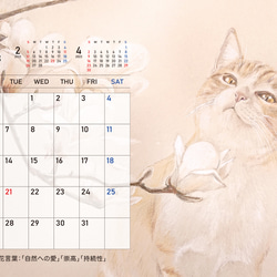 2023年猫のカレンダー【卓上タイプ】 6枚目の画像