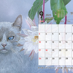 2023年猫のカレンダー【卓上タイプ】 12枚目の画像