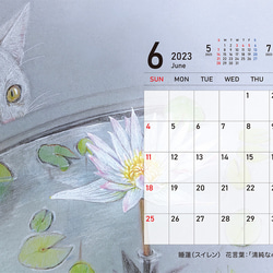 2023年猫のカレンダー【卓上タイプ】 9枚目の画像