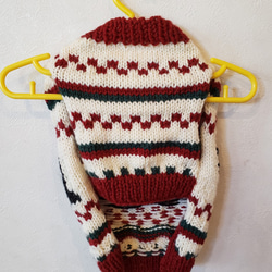 ワンちゃんとペアルック♪シュナウザー柄ベスト エル・ウエーブ オリジナル 4枚目の画像