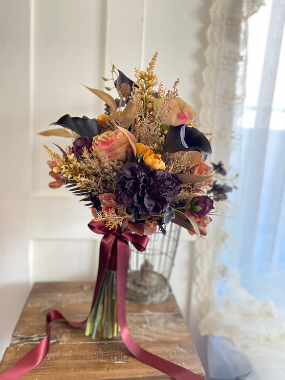 ウェディングブーケ ブーケ・ブートニアセットアーティフィシャル