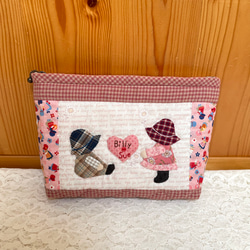 ハンドメイド☆女の子のパッチワークポーチ☆ ハンドメイド☆女の子のパッチワークポーチ☆