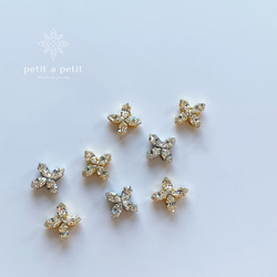 Total Swarovski®︎「pétale」手術不鏽鋼耳環或無鎳耳環 第14張的照片