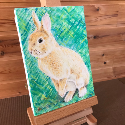 油絵 うさぎ 絵画 kamekoen 通販 15008178|Creema(クリーマ) 油絵 うさぎ 絵画 kamekoen 通販 15008178|Creema(クリーマ)