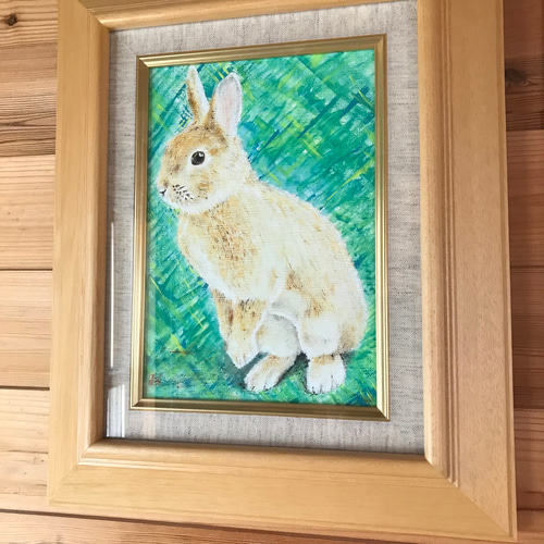 油絵 うさぎ 絵画 kamekoen 通販 15008178|Creema(クリーマ) 油絵 うさぎ 絵画 kamekoen 通販 15008178|Creema(クリーマ)