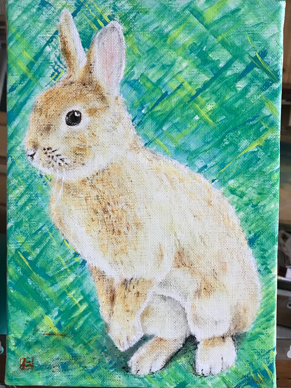 油絵 うさぎ 絵画 kamekoen 通販 15008178|Creema(クリーマ) 油絵 うさぎ 絵画 kamekoen 通販 15008178|Creema(クリーマ)