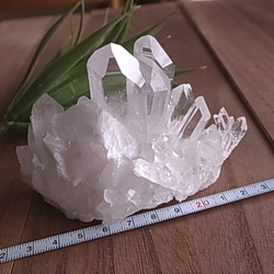 アーカンソー産クラスター　クリスタル　水晶 227ｇ 10枚目の画像