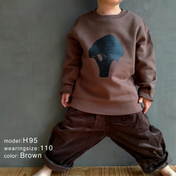 各1枚数量限定 ブロッコリー スウェット 綿100％  子供服 110,130(cm) キッズ トレーナー 1枚目の画像