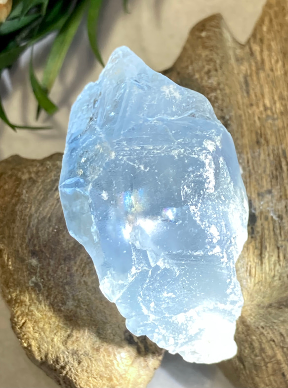 天使の石໒꒱✨レインボー　セレスタイト　天青石　クラスター　原石　ラフストーン