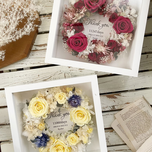 フォトフレーム フラワーリース フラワーバケツ オーダー受付ウェルカムスペース♪ フォトフレーム フラワーリース フラワーバケツ オーダー受付