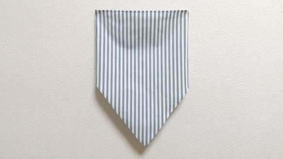綿ポリ ストライプ  色・サイズが選べる 子供用三角巾 ゴム紐付 19枚目の画像