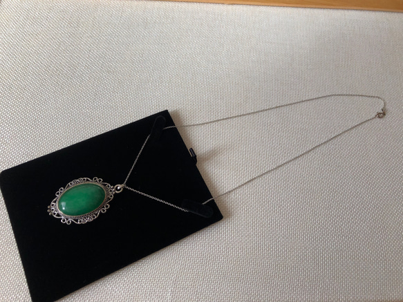 【新品】** Qeen.emerald.green.A** 48bm 3枚目の画像