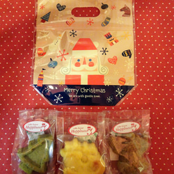クリスマス焼き菓子3種ジップ付きバッグに詰め合わせ(^^♪ 3枚目の画像