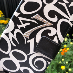 オリジナル　iPhone手帳型ケースSE3 13 14 数字モード系　管理A-1 4枚目の画像