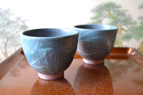 萩焼 抹茶茶碗（№5226-0686]萩焼 抹茶茶碗（平茶碗 NO.1
