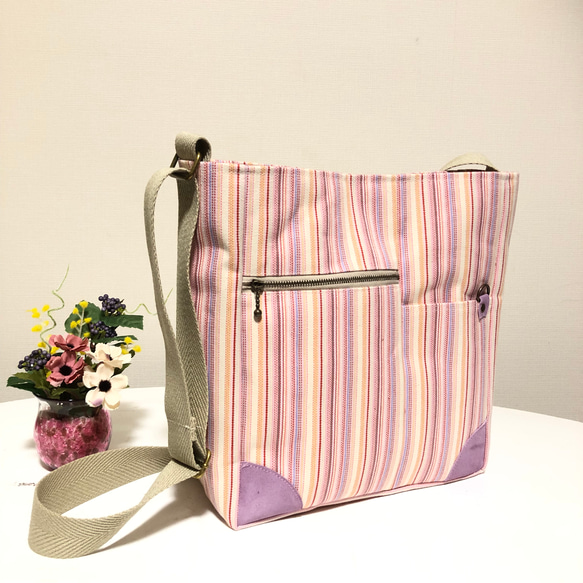 毎日のハンプ ショルダーバッグ ピンク系 ショルダーバッグ tumugi 