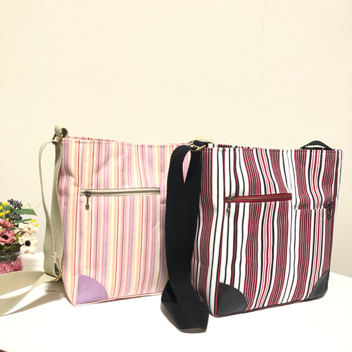毎日のハンプ ショルダーバッグ ピンク系 ショルダーバッグ tumugi 