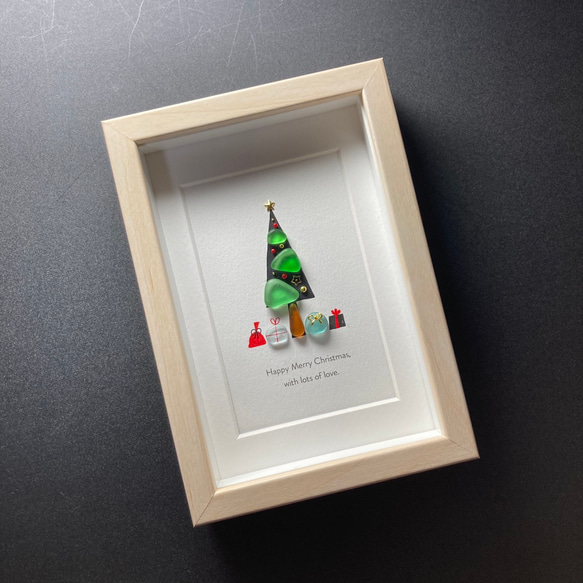 シーグラスアート「クリスマスツリー」 7枚目の画像