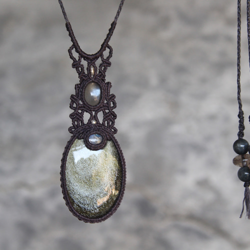 ゴールデンオブシディアン ブルームーンストーン ブラックサンストーン