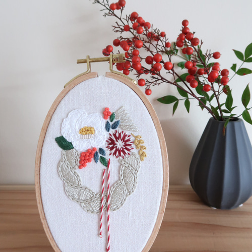 PDFデータ】 しめ縄刺繍図案 編み図・パターン K.omono 通販
