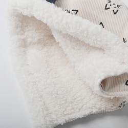 可愛い猫型 ねこ キッズ帽子 冬 - M22-X176 8枚目の画像