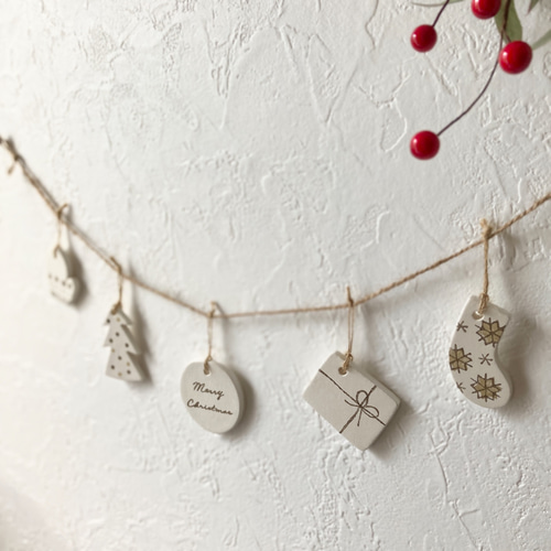 3way☆ クリスマス飾り✳︎縦タイプ＆横タイプのガーランド