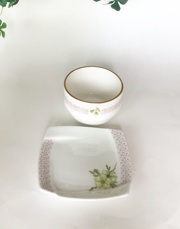 お花｜小鉢と小皿のデザートセットP 5枚目の画像
