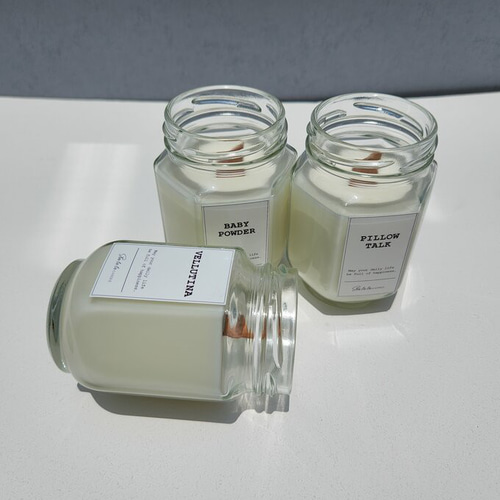 最終値下げ　新品　VIILA COLLECTION キャンドルランタン 蓋付き 六角瓶キャンドル ~ランタン キャンドル~ キャンドル
