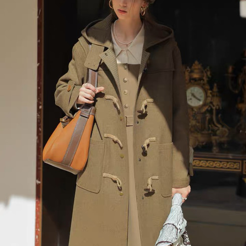 着用1回　PALTO パルト　ダッフルコート50 カーキ 着用1回 PALTO パルト ダッフルコート50 カーキ - メルカリ