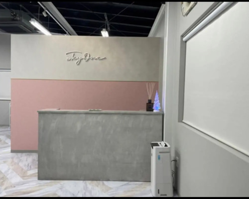 現品処分品　割れあり　グレー コンクリート風 受付カウンター 現品処分品 割れあり グレー コンクリート風 受付カウンター 現品処分