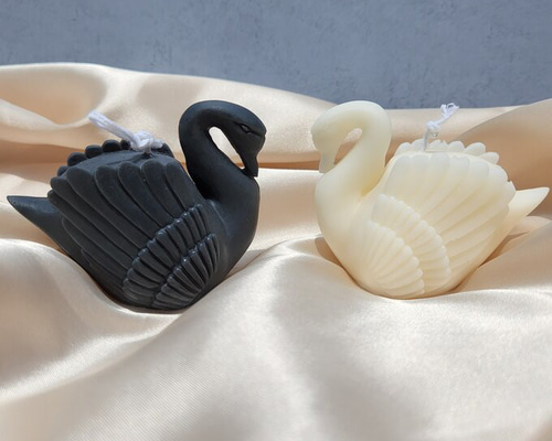 スワン 白鳥 キャンドルホルダー キャンドル キャンドルスタンド 蝋燭