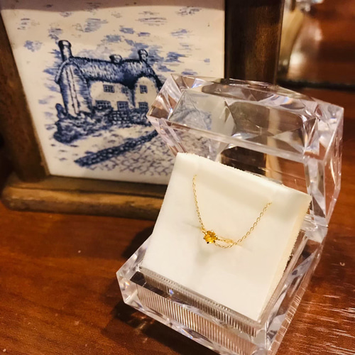 本日まで！！ベビーリングネックレス 11月 クリスマス限定ラッピング