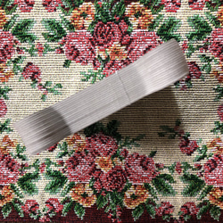 糸巻き台紙 オリジナル 1mm ホワイト色 100枚 厚手 コートボール紙 3枚目の画像