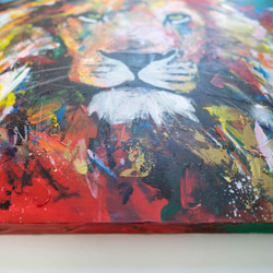 Title "LION" contemporary paint 第5張的照片