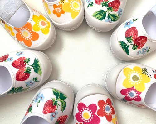 オーダー用♥上履きデコパージュ オーダー☆デコパージュ上履き・上靴 靴 K＊Smama 通販