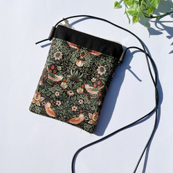 ウィリアムモリス いちご泥棒 スマホショルダー スマホ