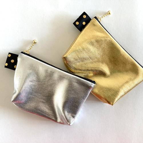キラキラメタリックカラーのミニミニポーチ ポーチ minimini 通販