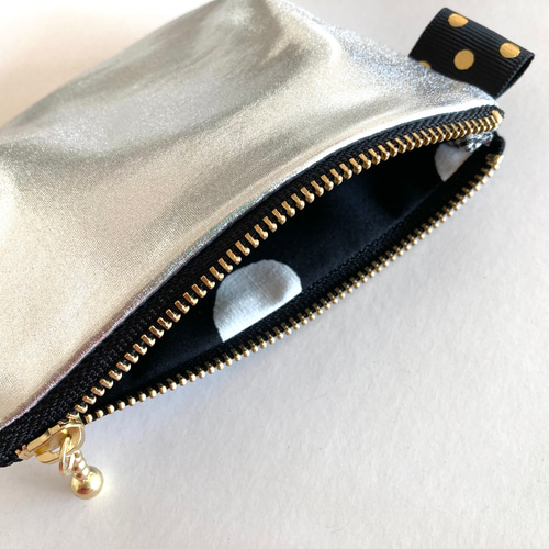 キラキラメタリックカラーのミニミニポーチ ポーチ minimini