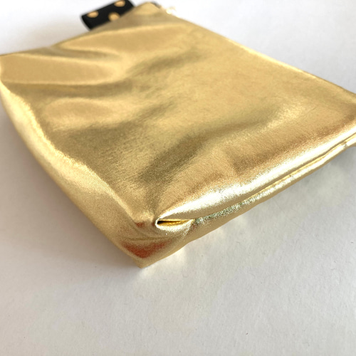 キラキラメタリックカラーのミニミニポーチ ポーチ minimini