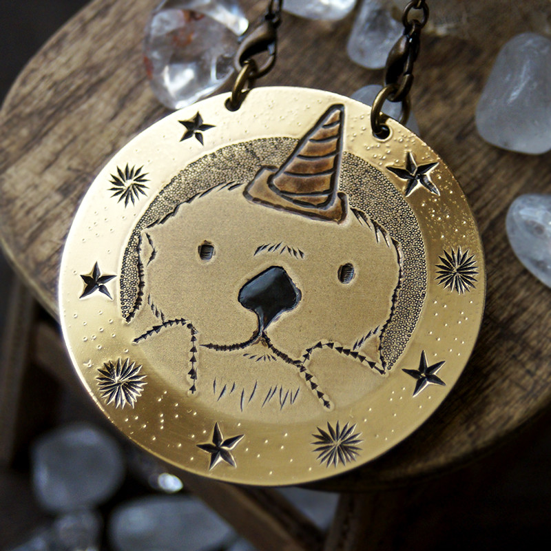 ラッコのボトルキーパー　ネックレスにもできます