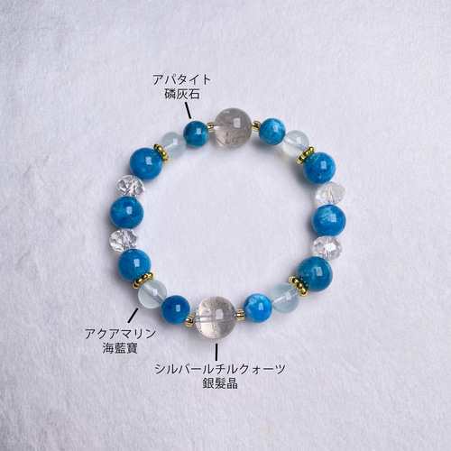 高品質 サンストーン アクアマリン ルチルクォーツデザイン