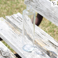 キャップ付 ハーバリウム ボトル 瓶「丸瓶720 sss-720」ガラス瓶 透明瓶 花材 ウエディング 2枚目の画像