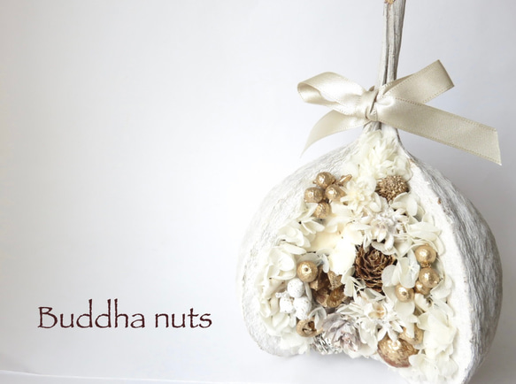 ギフトに！【幸せを呼ぶ実 ブッダナッツ】ブッダナッツアレンジメント